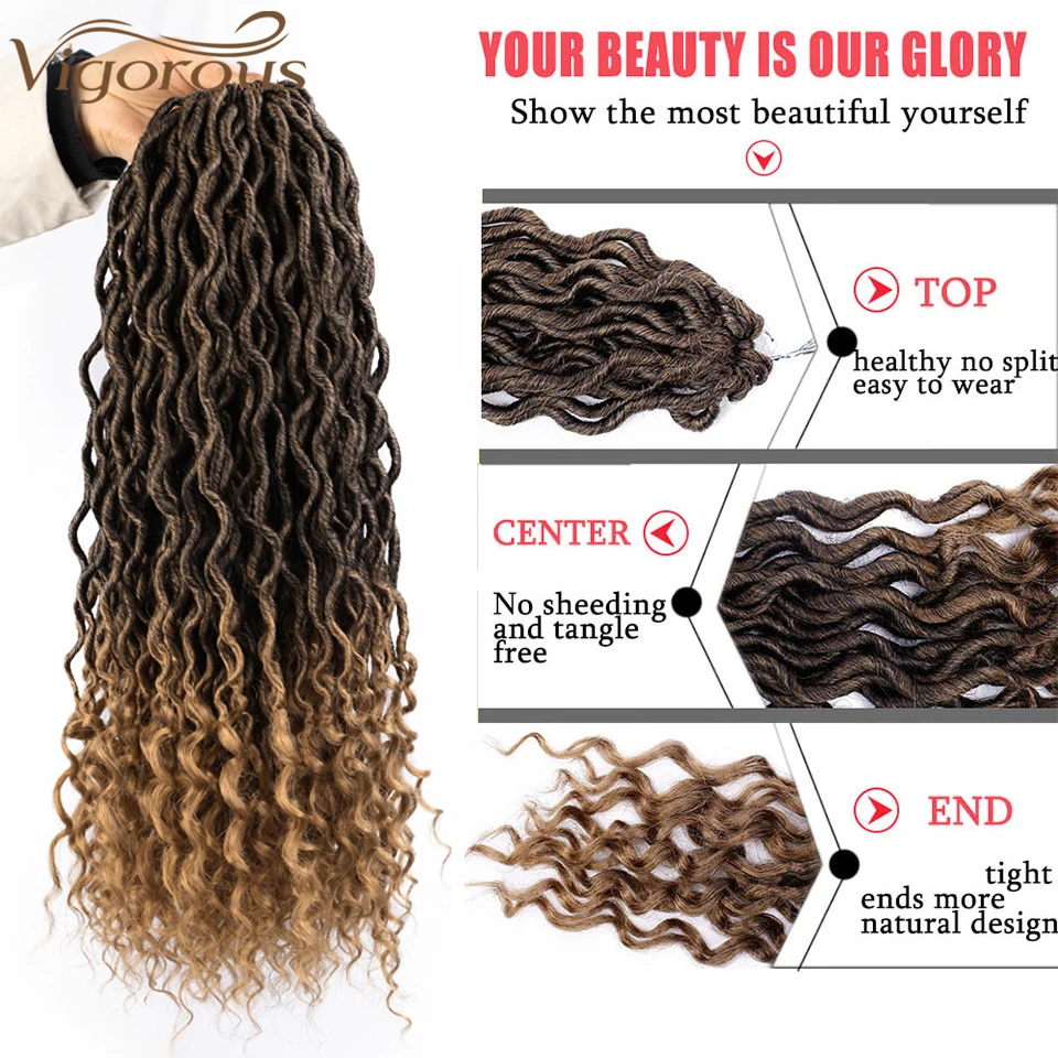 Яркие косички из искусственного меха вязаные крючком синтетической ткани Омбре