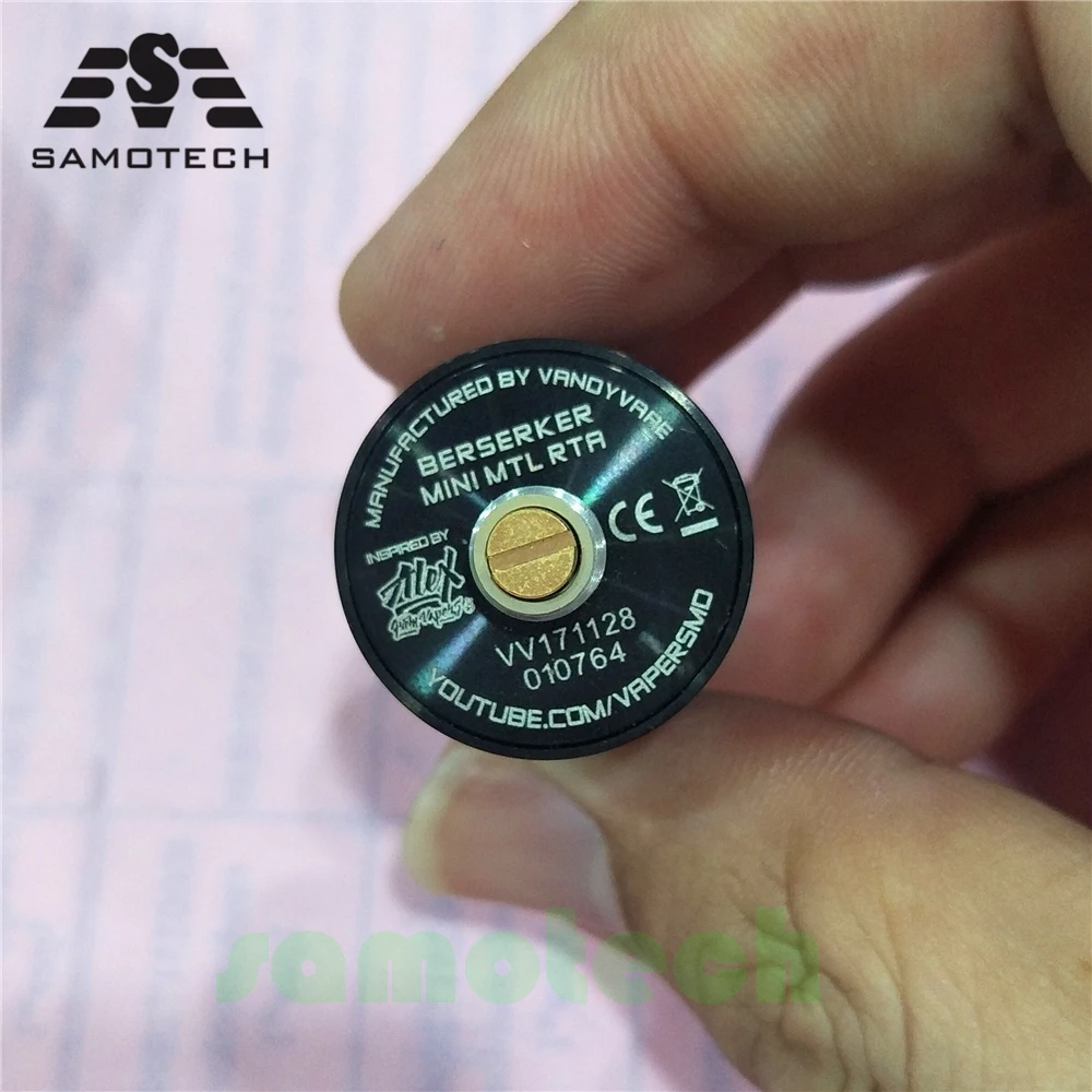 

Berserker mini MTL RTA 22mm Berserker v1.5 and v1.5 mini BSKR MTL RTA 3pcs tube atomizer Tank RBA Single Coil atomizer vaper RTA