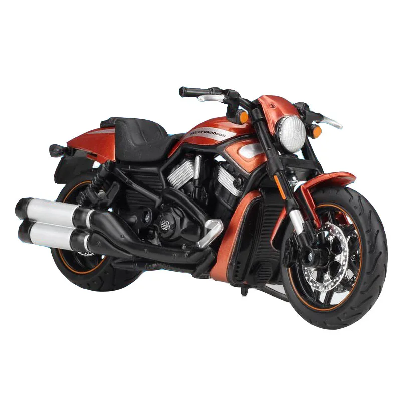 

Motorcycle Simulation Alloy Model 1:18 Harley 1962 FLH Duo Glide Motorbike Car Ornaments Decoration Collecting Toys for Boys