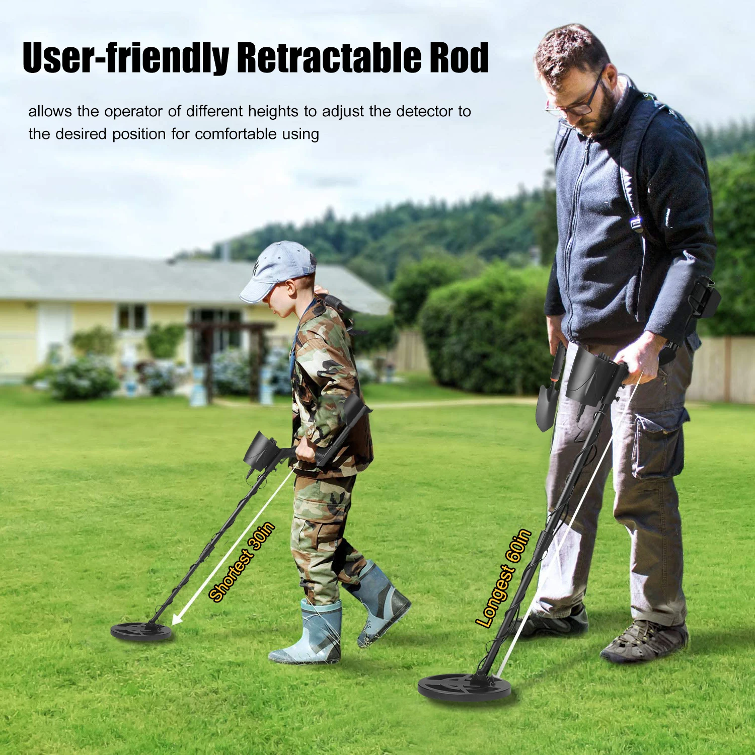 Профессиональный Подземный металлоискатель высокоточный с водонепроницаемой