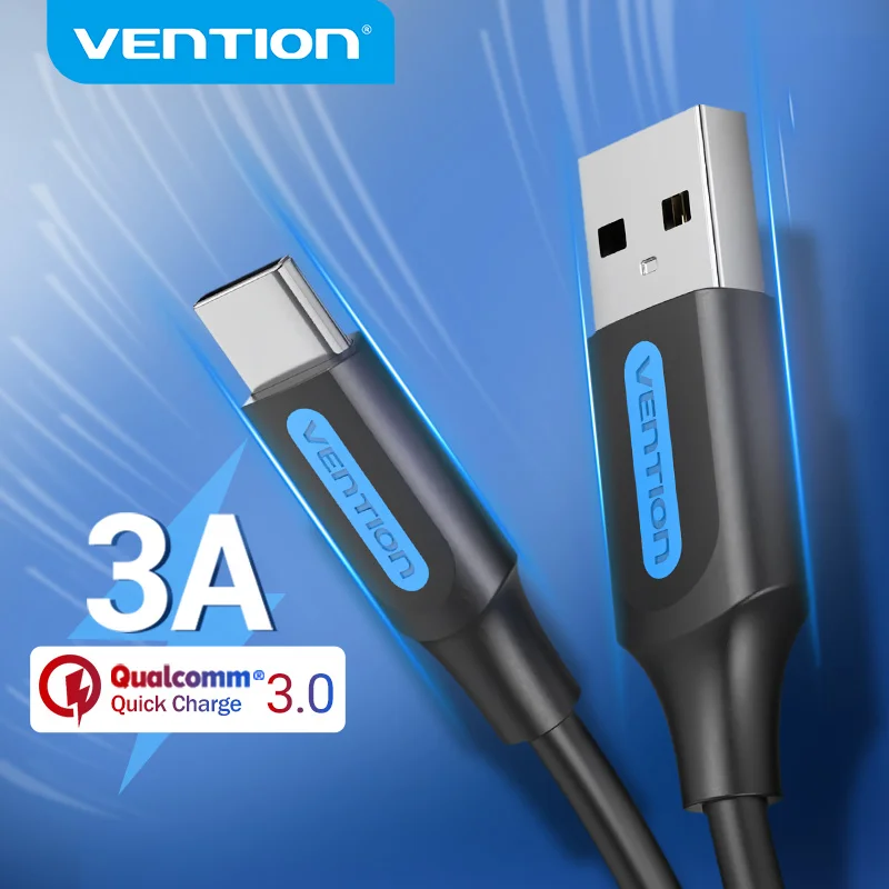 Vention USB Type C кабель 3A Быстрая зарядка провод для Samsung S10 S9 Xiaomi Redmi Huawei мобильный