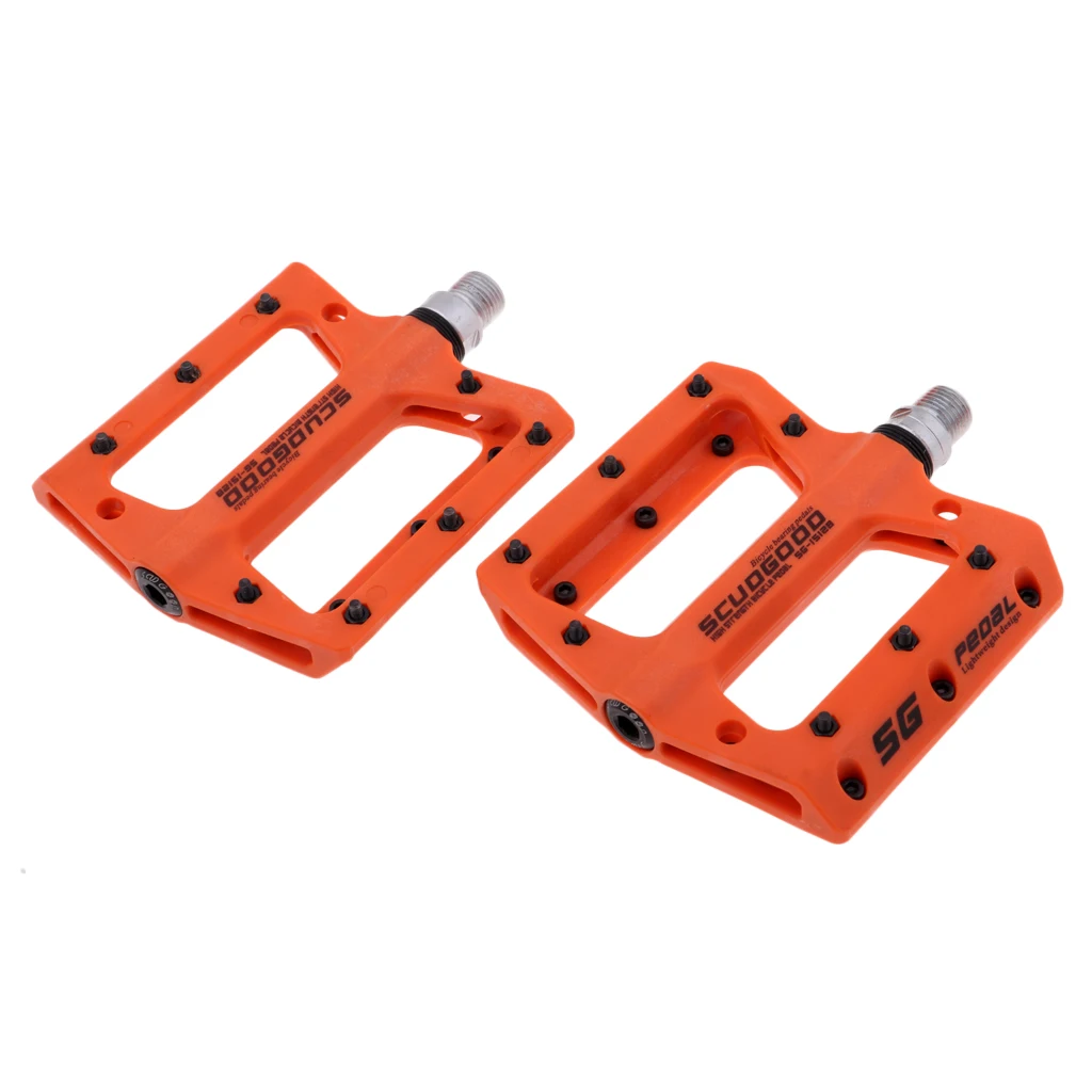 

1 Pair Polyamide Mountain Road Bicycle Bike Pedals Big Foot Platform Bicycle Cycling Bearing Pedals Bike Parts 4 Colors