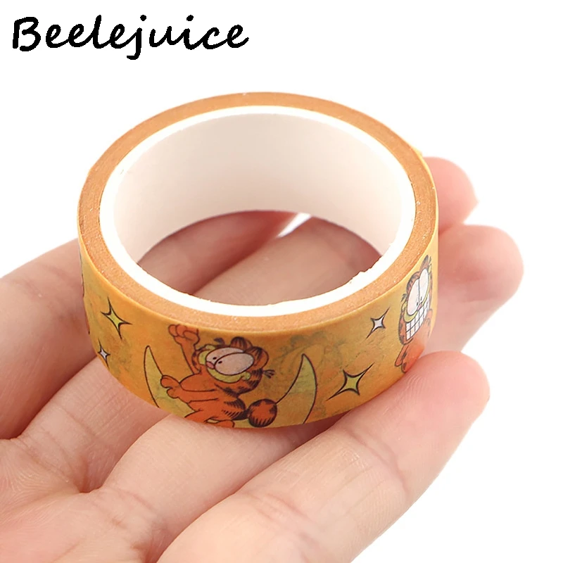 

Garfield Cat Anime Washi Tape Funny Tapes Decorative Tape For Sticker Scrapbooking DIY Photo Album Decorations Kids Gifts