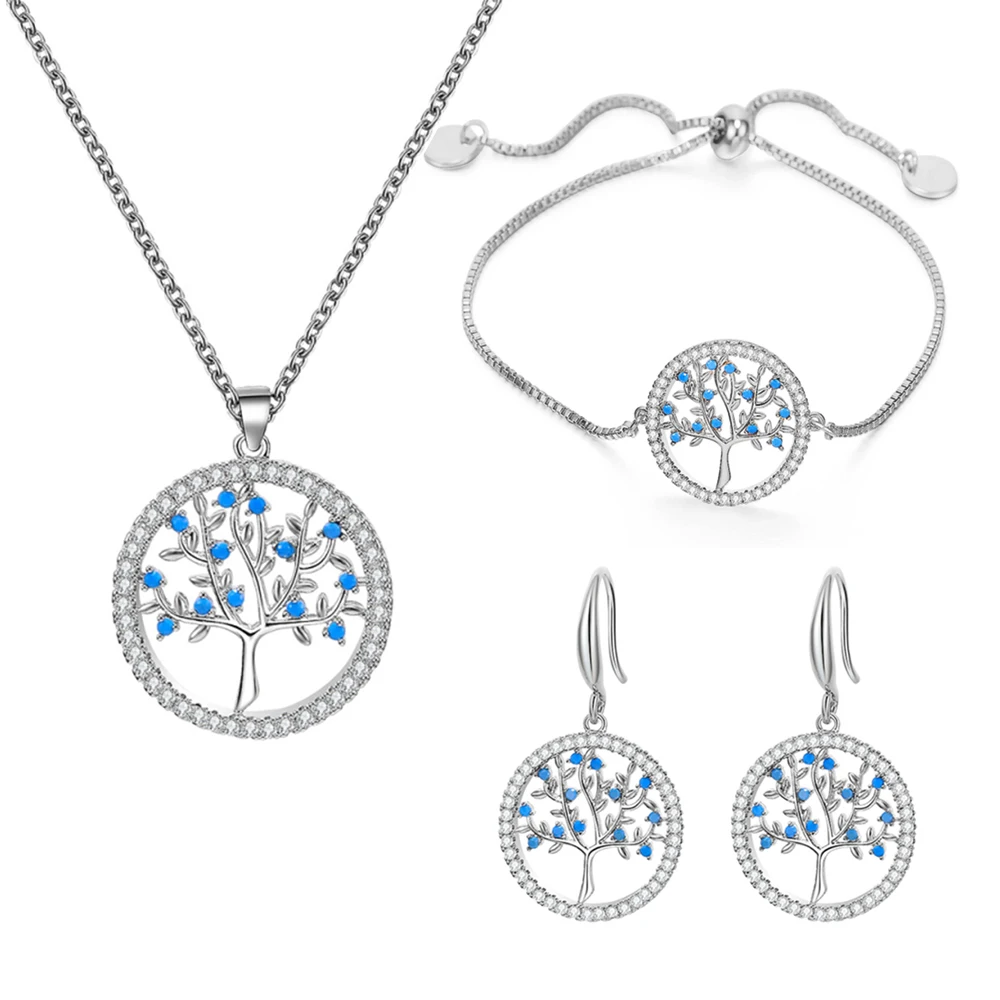 Новый дизайн аксессуары для женщин голубой браслет с фианитами Женские