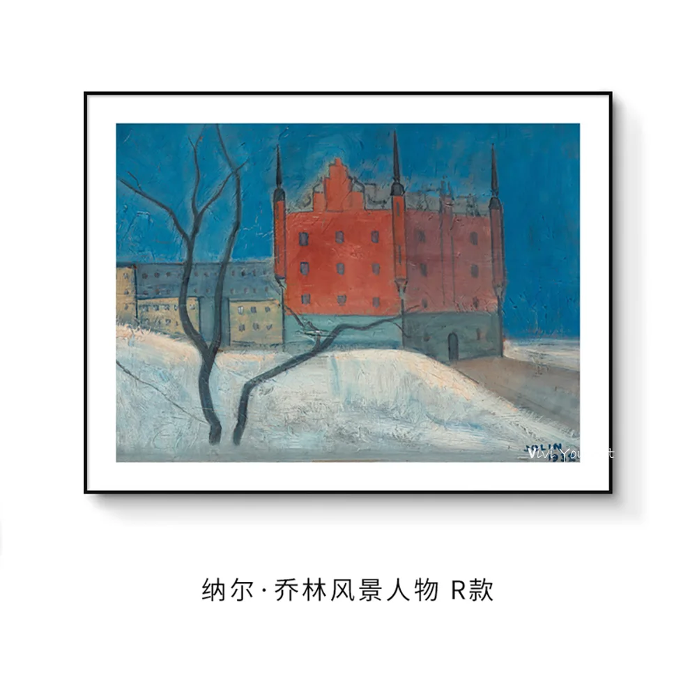 Beste Einar Jolin Klassieke Landschap Poster Pure Handgemaakte Kunst Canvas Schilderij Muur Foto Voor Woonkamer Oosterse Home Decor