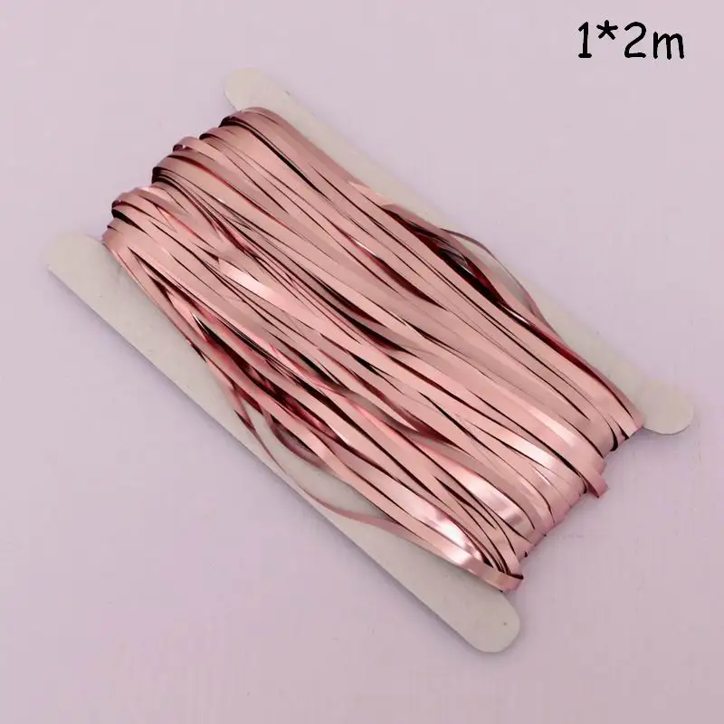 1pc rose gold tinsel 10 шт./лот, 18 дюймов, розовое золото, сердце, фольга, шары, свадьба, день рождения, вечеринка, декор для детского душа, принадлежности, подарки на день Святого Валентина - Цвет: 1pc rose gold tinsel