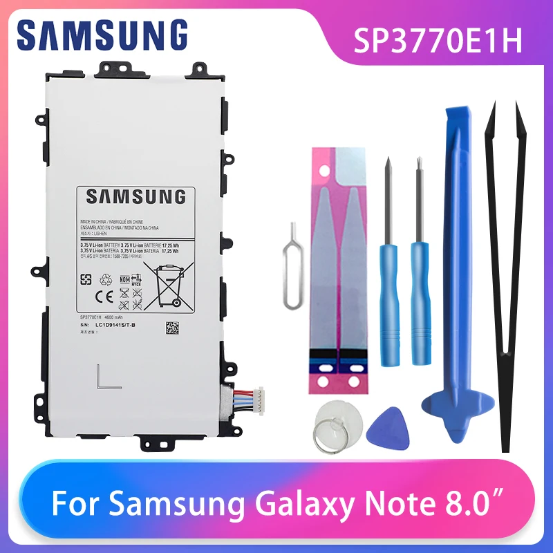 Оригинальный аккумулятор Samsung Galaxy Note 8 0 &quotΦ N5110 N5120 для планшета SP3770E1H 4600 мАч