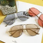 Очки солнцезащитные женские большие, брендовые дизайнерские пикантные UV400, 2020 цветов