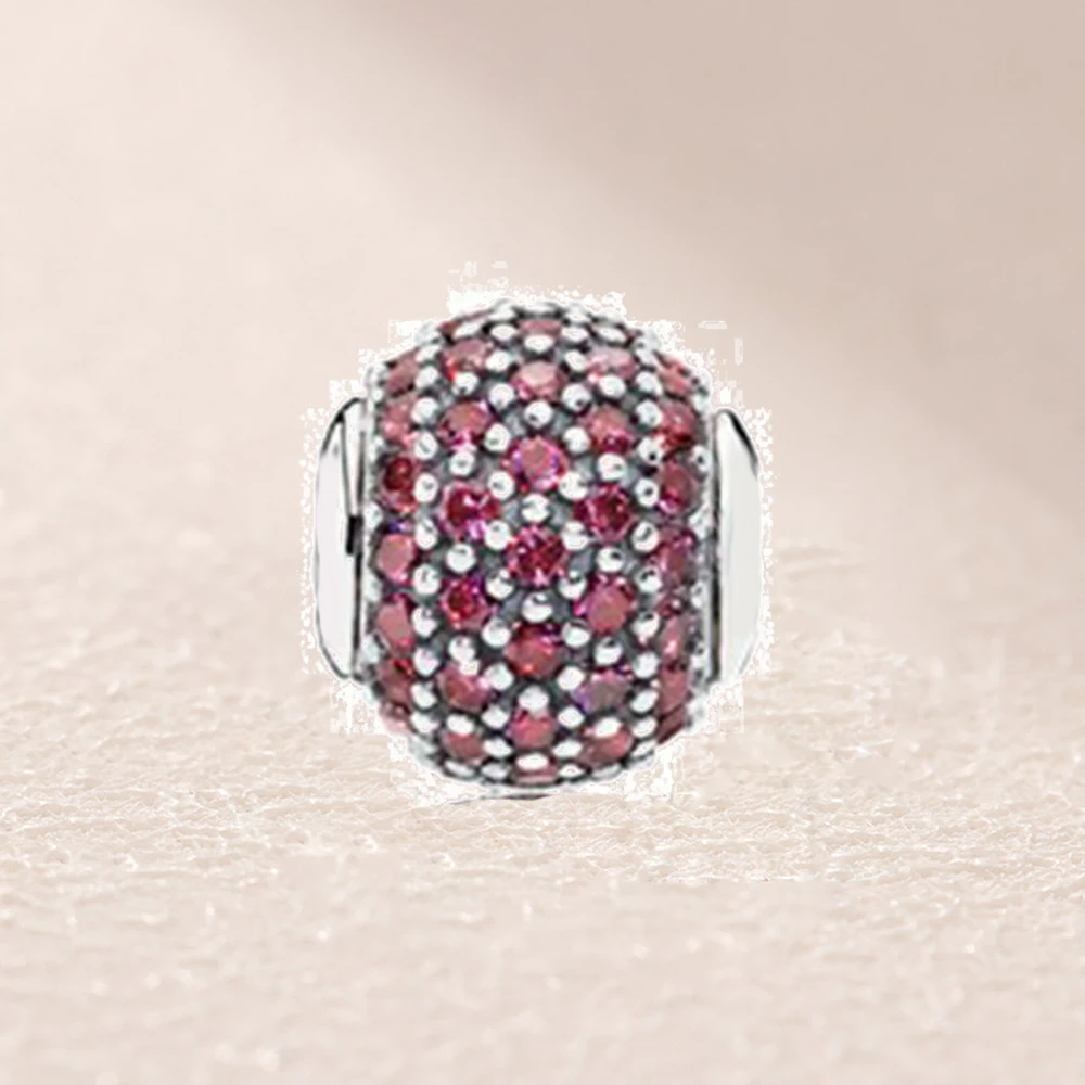 

796063CFR PASSION COLLECTION in silver with fancy red cu