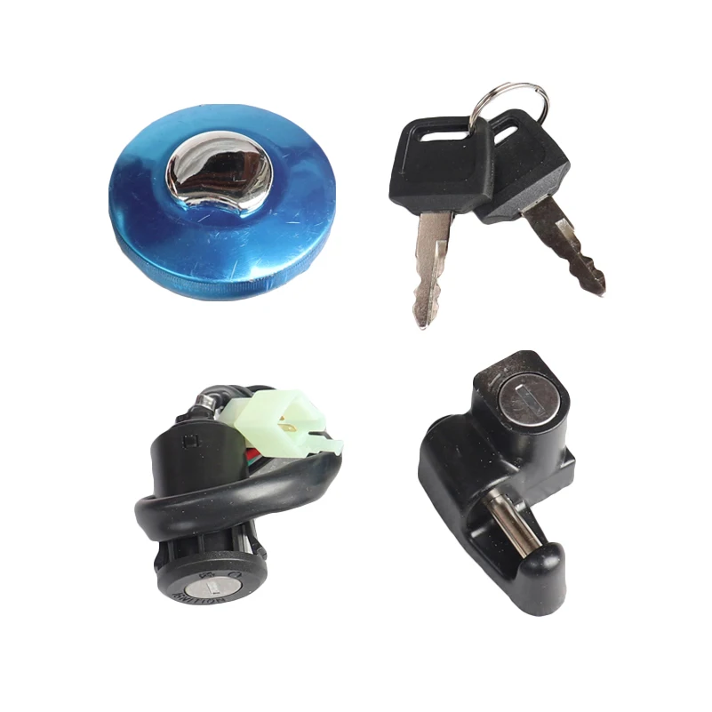 

4 Wire Ignition Switch fuel tank Cap Lock key Kits For honda Monkey Bike Z 50 Z50 Motorbike