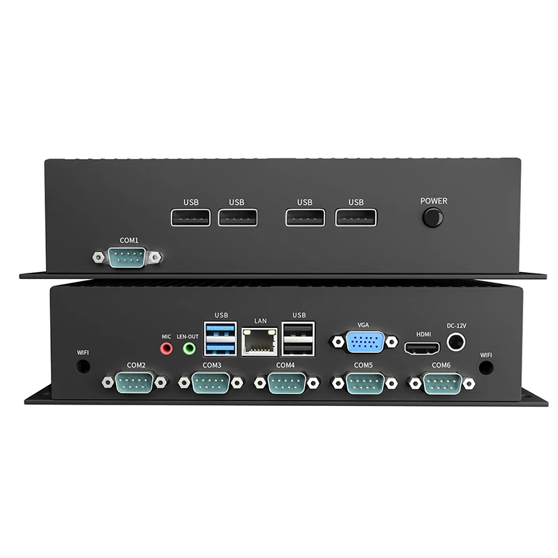 BKHD ITX-G687-2L-5f1bC Мини ПК компьютер i3 i5 i7 CPU Quad Core DDR4 RAM SSD 17*17 см материнская плата для