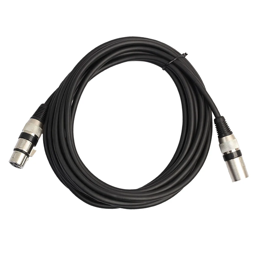 3 контактный сигнальный кабель DMX XLR Папа мама сбалансированный Змеиный шнур для