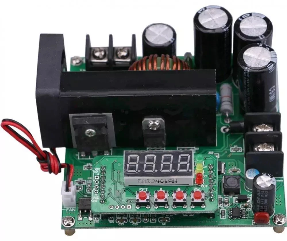 900 Вт Цифровой DC Выход 10 120V 15A повышающий Мощность модуль преобразователь