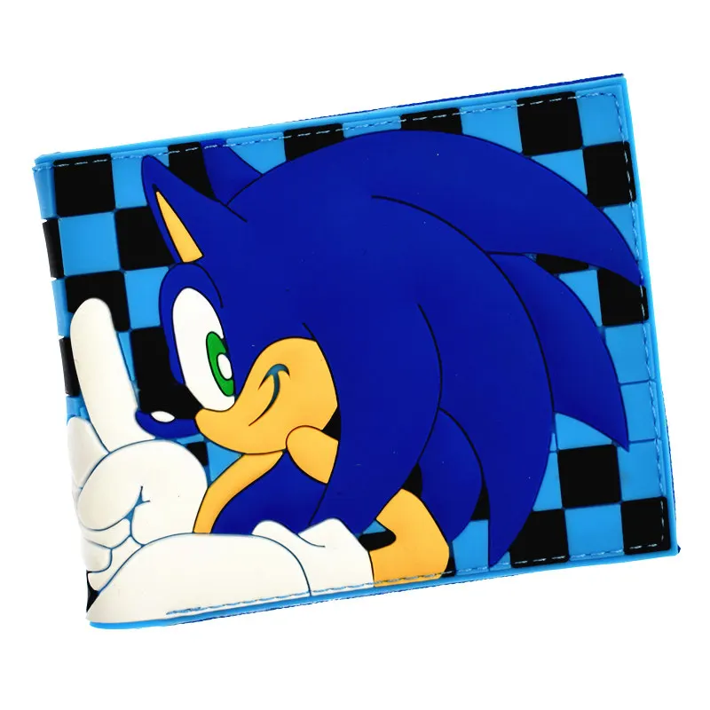 Мужской короткий кошелек Sonic крутой дизайн кошельки с кармашком для монет | Багаж