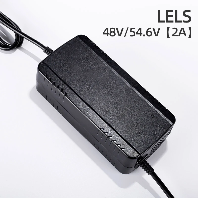 lels 48v 2a 18650 charger output 54 6v 2a charger input 13 series 48v lithium battery electric bicycle charger free global shipping