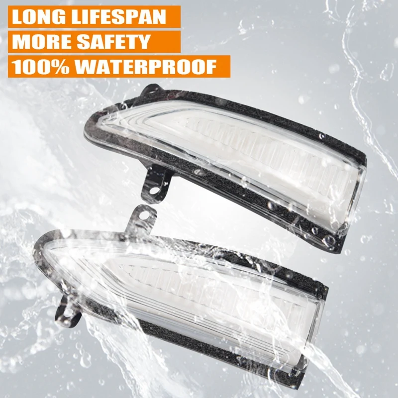 

Car Dynamic LED Rearview Mirror Light Turn Signal Light for Nissan Altima Teana 13-18 Sylphy Sentra Pulsar Tiida