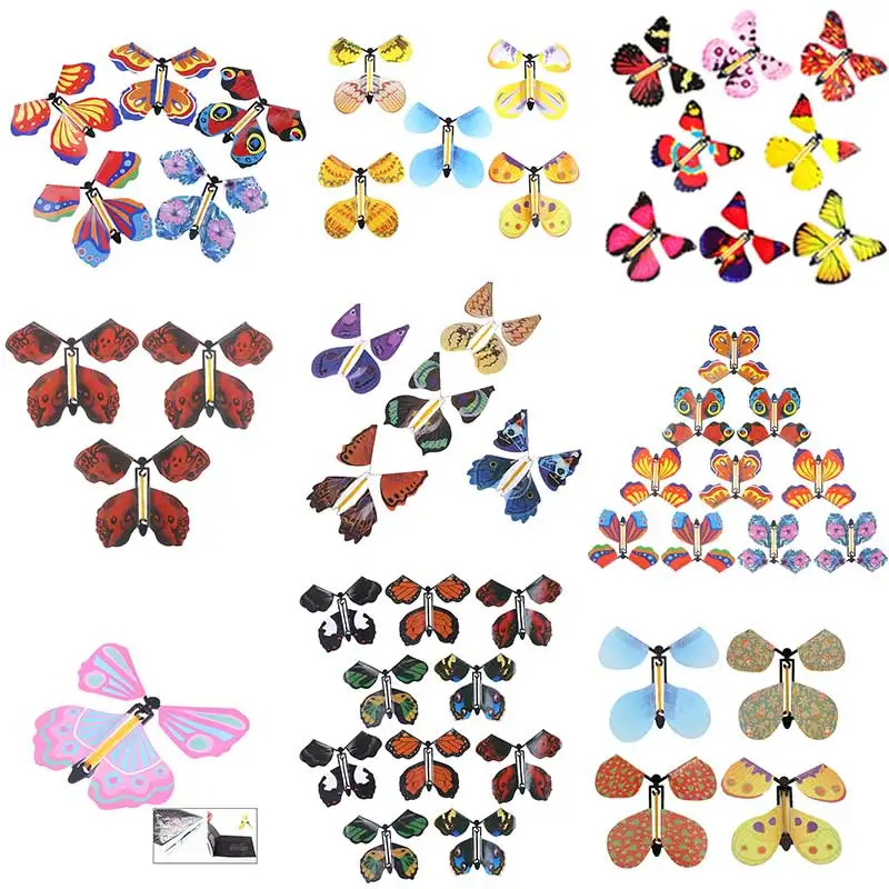 Волшебная бабочка Летающая карта игрушка с пустыми руками свадебный реквизит