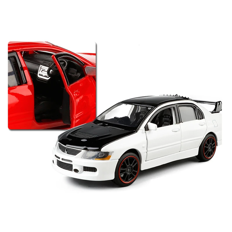 Игрушка Car1:32 Mitsubishi Lancer Evolution IX металлический сплав литье под давлением модель