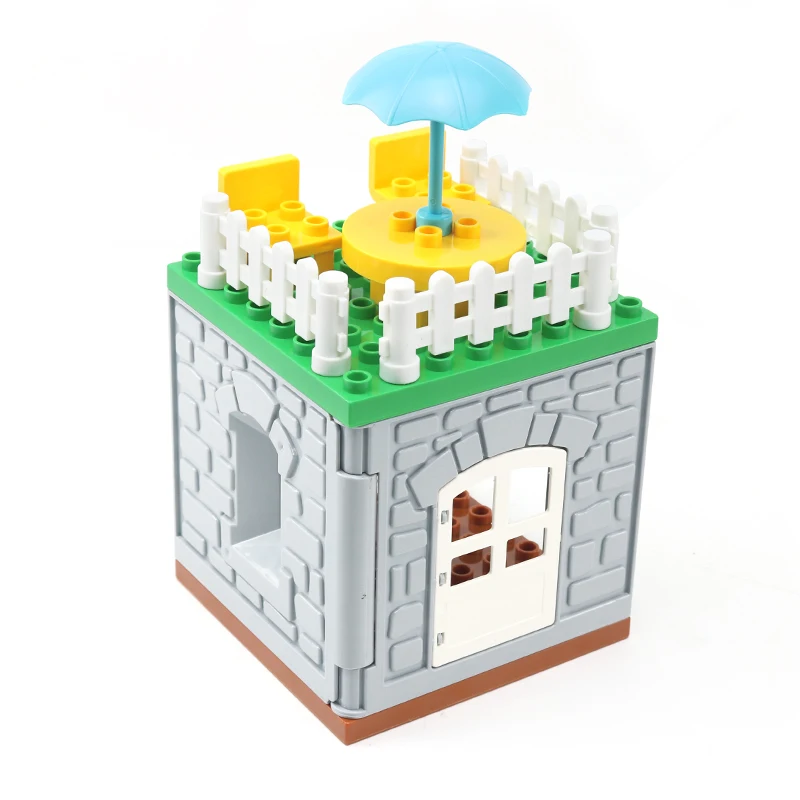 Конструктор детский из крупных частиц Детский конструктор на крышу стену дверь