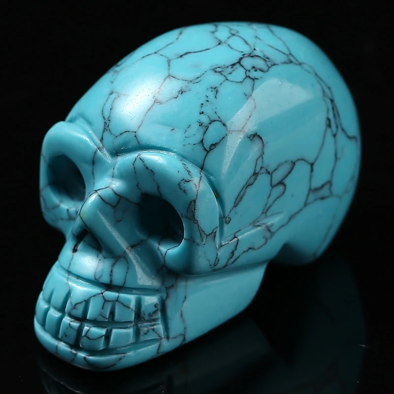 1 шт. 5 см кварцевый драгоценный камень в виде черепа искусственный лечебный для