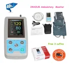 CONTEC 24Hr Ambulatory цифровой монитор артериального давления, Holter NIBP CONTEC ABPMM50 + 3 манжета, CE