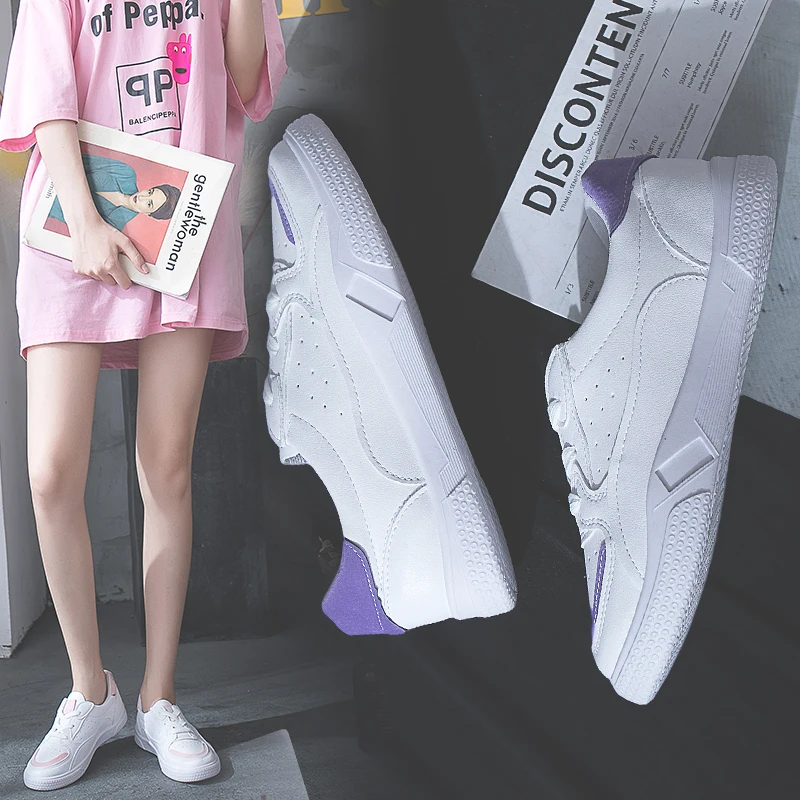 Женские теннисные туфли из сетчатого материала мягкие белые спортивные