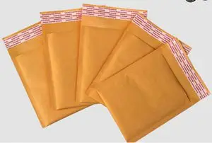 100pcs/lots Bubble Mailers Padded Envelopes Packaging Shipping Bags Kraft Bubble Mailing Envelope Bags (110*130mm)