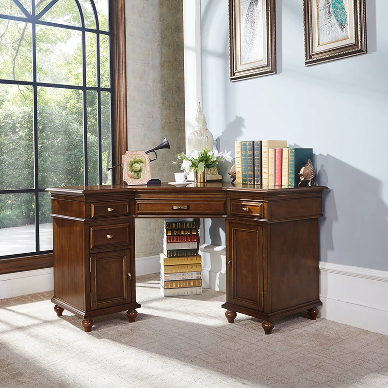 Набор мебели для кабинета классный угловой стол и стул WA690 |