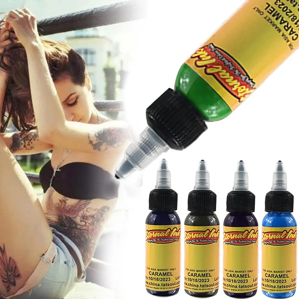 Растительные татуировочные пигментные чернила для полуперманентных губ бровей