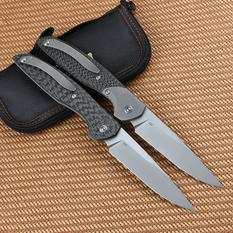 Лезвие Green thorn 110bd2 углеродное волокно титановая рукоятка TC4 складной нож с