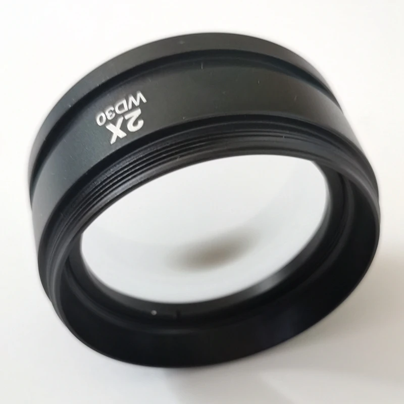 

0.5X 2X Stereo Microscope Magnifying Lens Mounting Screw Objective, Used to Change The Field of View