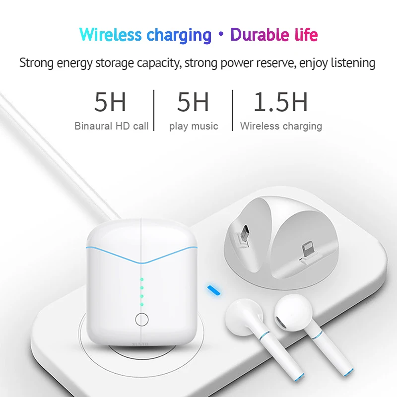 Горячие P20 TWS беспроводные наушники Bluetooth 5,0 стерео мини наушники сенсорное управление Беспроводная зарядка водонепроницаемые наушники для телефона