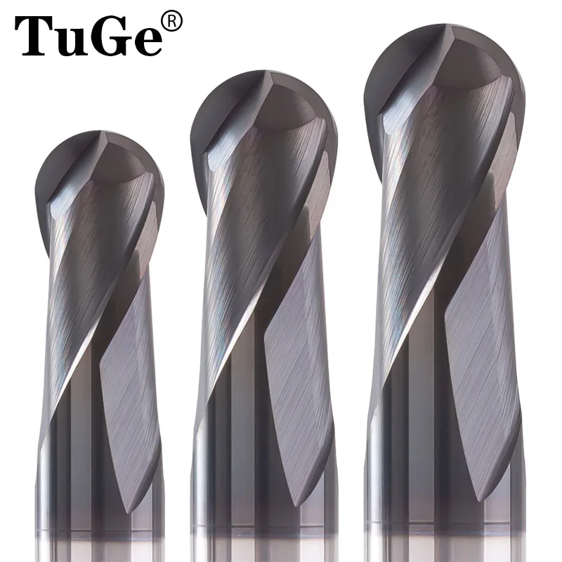 LS TOOLS HRC58 CNC tools 2 фрезы с шаровой головкой хвостовик 4 6 8 12 мм карбидный вольфрамовый