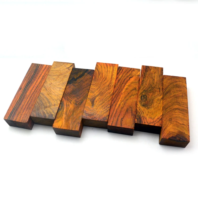 

1 pcs Yellow Sandalwood Used for DIY knife handle making and other crafts 120x40x25mm