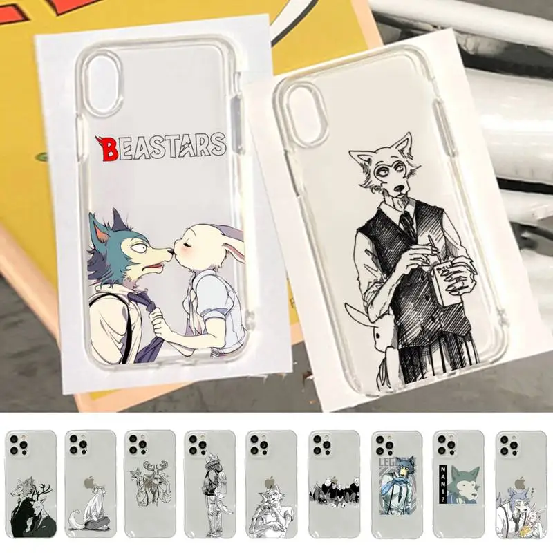 

Cartoon BEASTARS Phone Case for iphone 13 11 12 pro XS MAX 8 7 6 6S Plus X 5S SE 2020 XR case