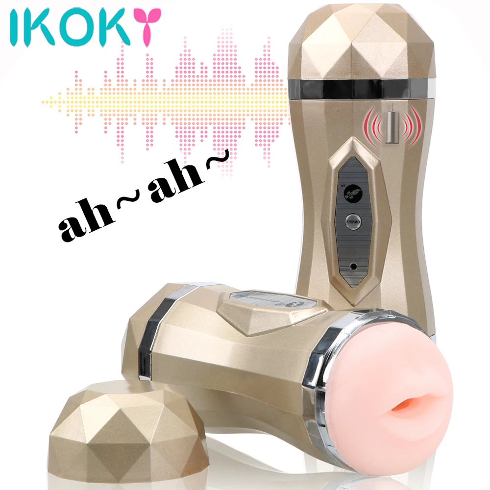 Чашка для мастурбации с голосовым общением настоящая Вагина мужчин секс игрушки