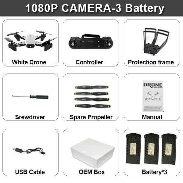 1080P White 3B SG700D 4K Квадрокоптер Дрон Дроны с камерой Hd мини Дрон Rc вертолет игрушки профессиональный Дрон Com камера Квадрокоптер гоночный - Цвет: 1080P White 3B