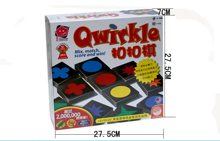 

Mix match score and win! Kids Educational toys Chess Desktop games, Assembly wooden toy Qwirkle Adult intelligence games