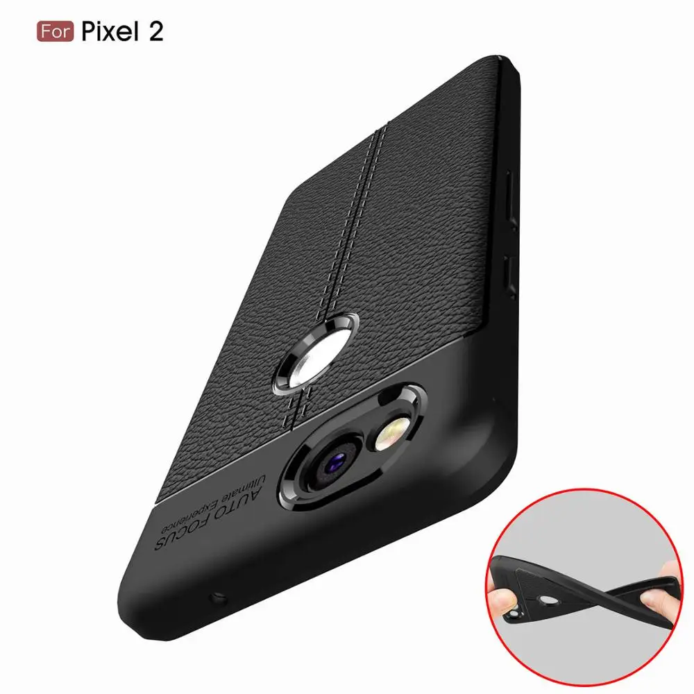 Чехол с текстурой Lichee для Google Pixel 3 чехол 2 Pixel3 Pixel2 Xl телефона лента на заднюю