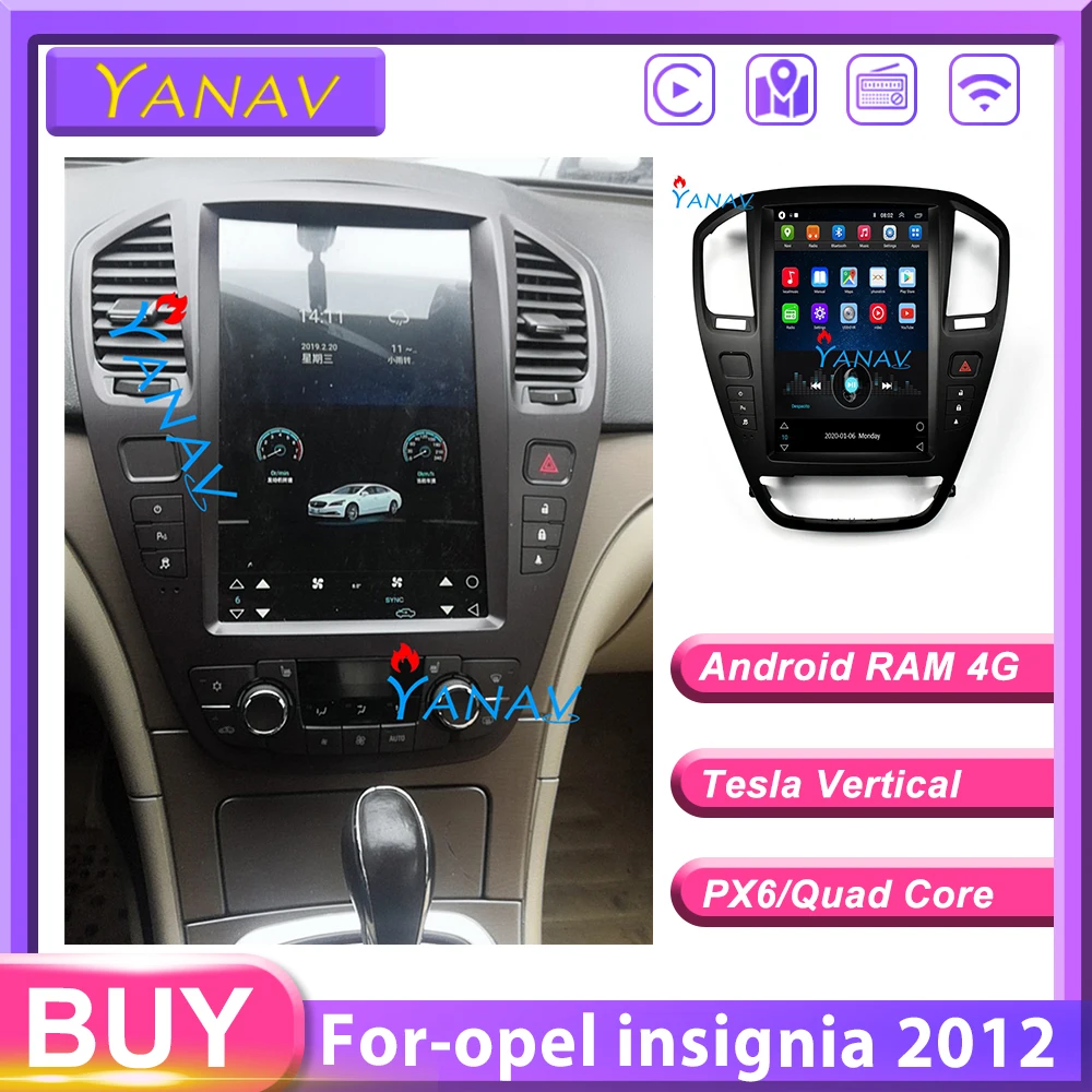 Мультимедийный плеер для opel insignia 12 8 сенсорный HD экран 2012 дюйма система Android в