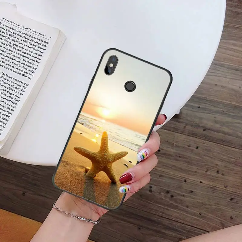 

Summer Beach coconut Palm tree Phone Case For Xiaomi Redmi note 7 8 9 t k30 max3 9 s 10 pro lite