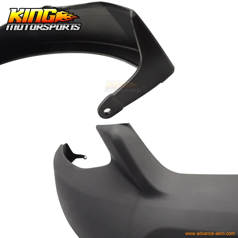 FIT FOR 2015-2017 Ford Mustang Front Bumper Lip IKC front chin lip Unpainted Black Global Free Shipping Worldwide | Автомобили и