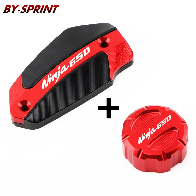 

Motorcycle Accessories Front Rear Brake Fluid Cylinder Master Reservoir Cover Cap For Kawasaki NINJA 650 NINJA650 ninja650 17-20