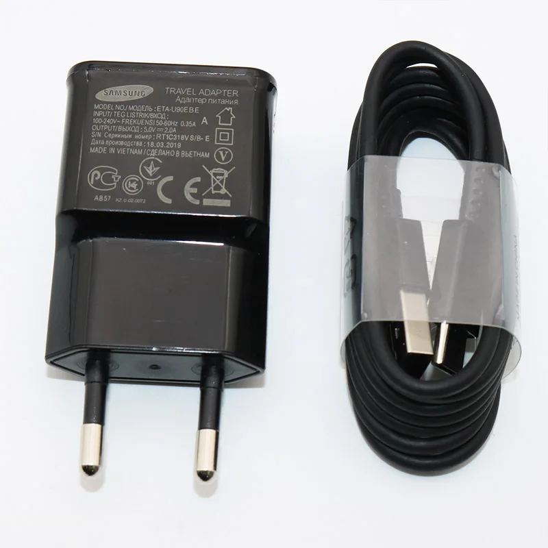 Зарядное устройство для Samsung 5 В 2 А адаптер с вилкой европейского стандарта