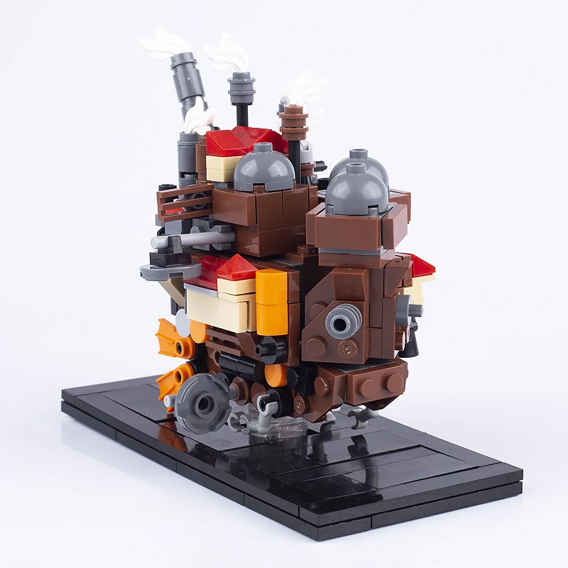 

Креативные фигурки MOC Hal's Mobile, строительные блоки, городские аксессуары, движущийся дом, мультяшная модель, кирпичи, подарки для детей