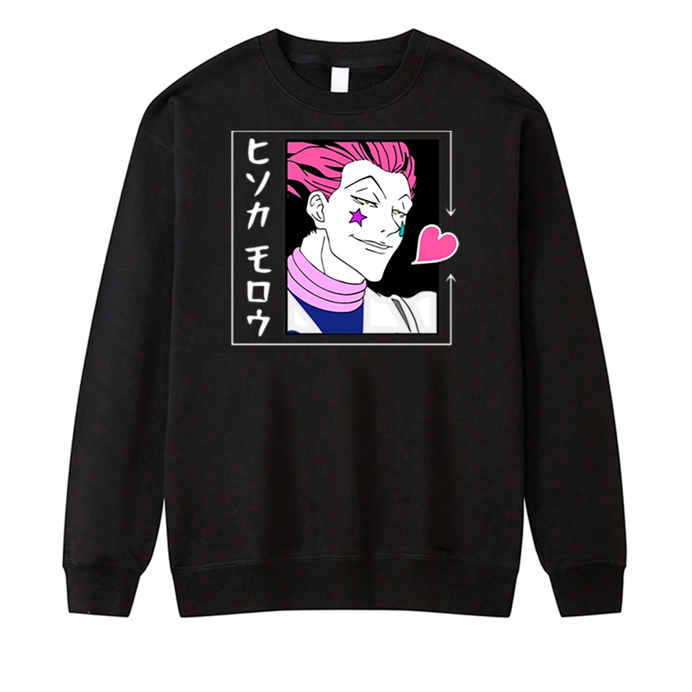 

HUNTER×HUNTER Hisoka японское аниме осеннее мужское худи в стиле хип-хоп для фитнеса Толстовка Оверсайз одежда для фитнеса Мужская модная уличная од...