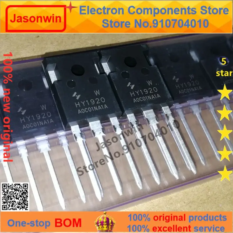 100% nuevo 50 unids/lote оригинальный транзистор MOSFET HY1920W 90A200V HY1920 TO-247