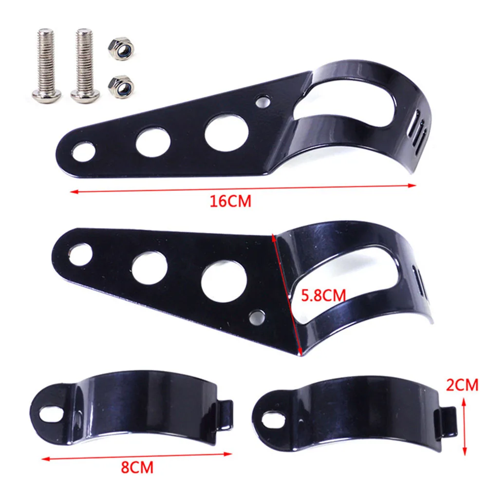 7 дюймов фара мотоцикла черная металлическая Ретро Янтарная галогенная