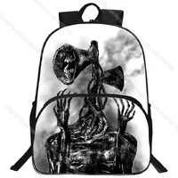16inch students siren head backpack children cartoon anime school bag kids rucksack teens travel knapsack unisex laptop bag