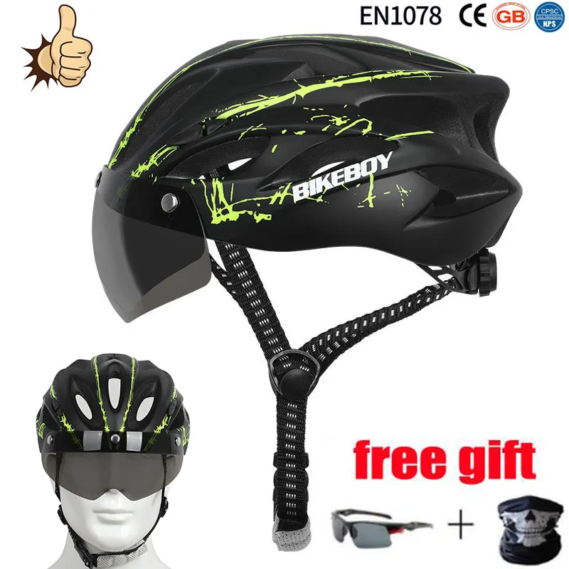 

Bikeboy Bike Helmet Lightweight Breathable In-Mold Bicycle Safety Cap Outdoor Sport Mountain Road Bike Equipment Casco Bicicleta